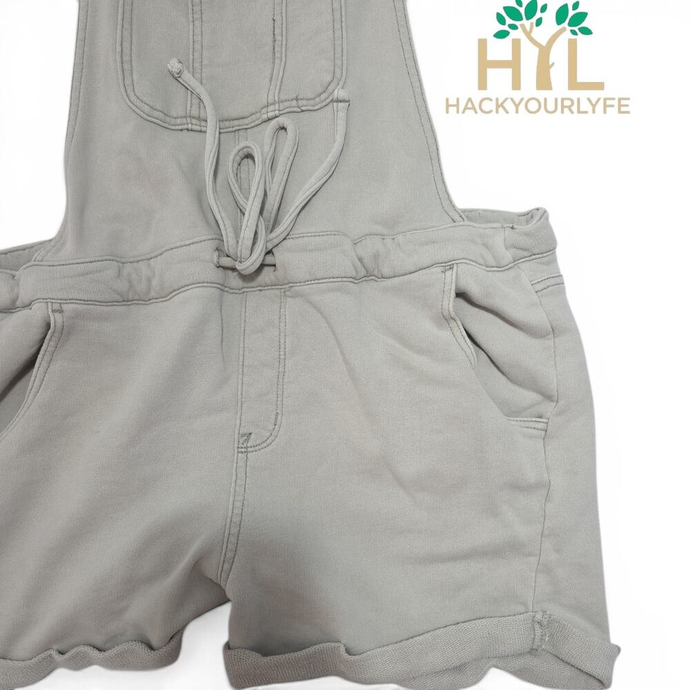 Wallflower Womens Cotton Blend Overall Romper Size Large Used - Picture 3 of 6